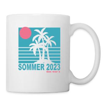 Sommer 2023 das war´s - Tasse - Weiß - Rechts