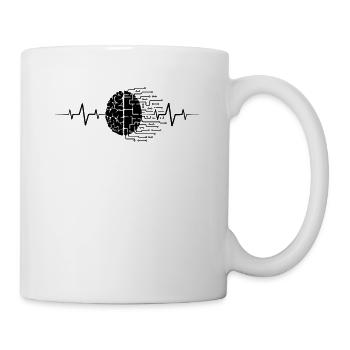 Artificial Intelligence Heartbeat Artificial Intel - Mug - white - Right