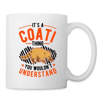 Coati Ding Proboscis Coati - Mug - white - Right