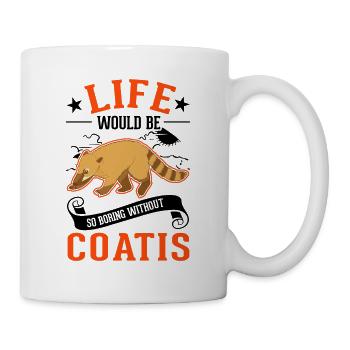Coati Gift Proboscis Bear Coati - Mug - white - Right