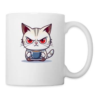 Cadeau pour le propriétaire misanthrope du chat de sommeil - Mug blanc - blanc - Droite