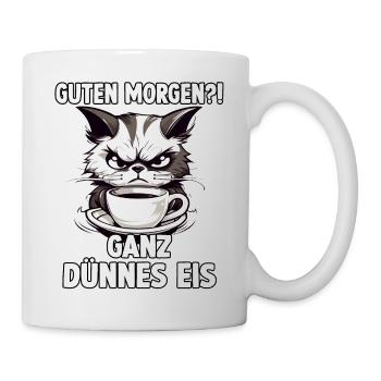 Lustige Geschenke für Katzenbesitzer Misanthropen - Tasse - Weiß - Rechts