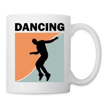 Danse Musique de danse - Mug blanc - blanc - Droite