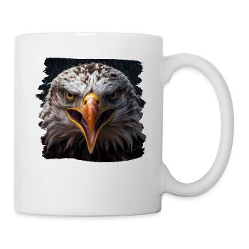 Alder Weißkopfseeadler Vogel SteinAdler - Tasse - Weiß - Rechts