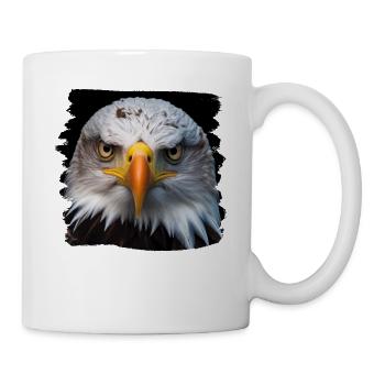 Alder Weißkopfseeadler Vogel SteinAdler - Tasse - Weiß - Rechts