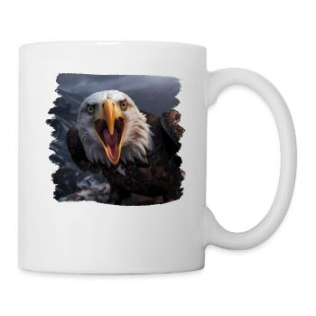 Alder Weißkopfseeadler Vogel SteinAdler - Tasse - Weiß - Rechts