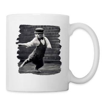 Chats Chat Chat Amoureux Drôles de Chats - Mug blanc - blanc - Droite