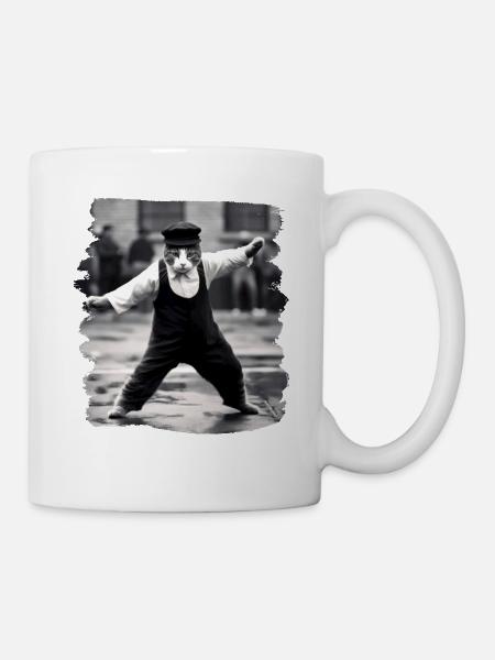 Katzen Katze Katzenliebhaber lustiges Katzen - Tasse - Weiß