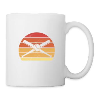 Ich schreie nicht, das ist nur mein Abschlagstrainer - Tasse - Weiß - Rechts
