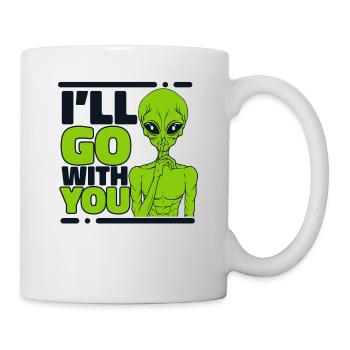 Je vais aller avec toi Ufo Conspiracy Extraterrestrial - Mug blanc - blanc - Droite