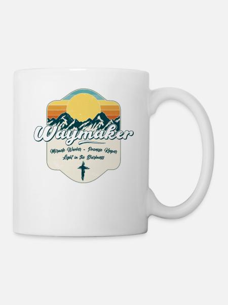 Waymaker Promise Keeper Miracle Worker , Jahrgang - Tasse - Weiß