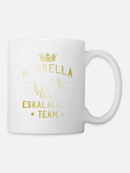 Marbella Eskalation - Tasse - Weiß