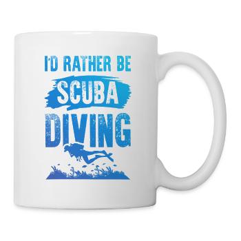 Diving scuba diving - Mug - white - Right