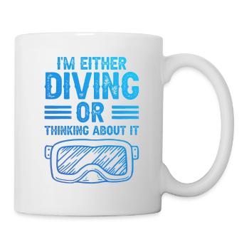 Diving scuba diving - Mug - white - Right