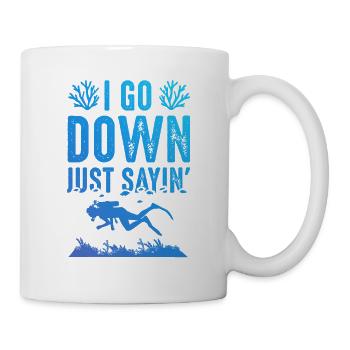 Diving funny saying - Mug - white - Right