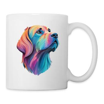 Labrador Dog - Loving four-legged friend design - Mug - white - Right