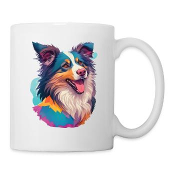 Berger Australien Chien Chien Ami Pet - Mug blanc - blanc - Droite