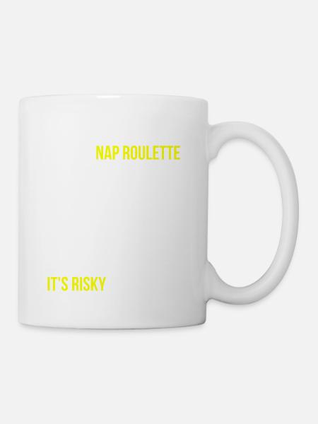 Fatigué de dormir en disant anglais - Mug blanc - blanc