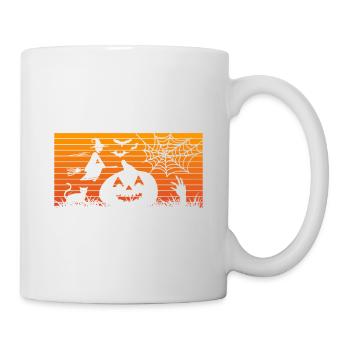 Halloween Männer Frauen Kinder - Tasse - Weiß - Rechts