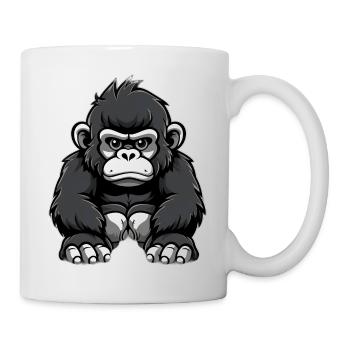 Niedlicher Affe für Kinder für Kinder - Tasse - Weiß - Rechts