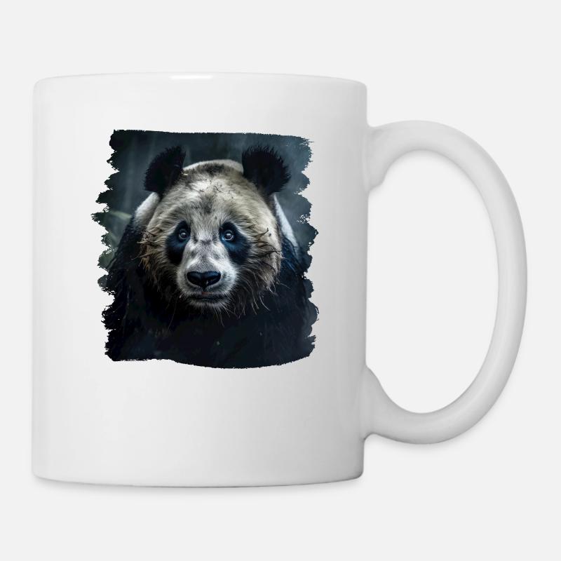 Pandas realistic Panda Großer Panda - Tasse - Weiß