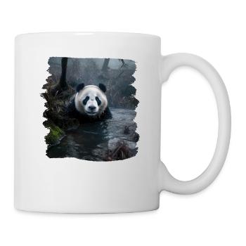 Pandas realistic Panda Großer Panda - Tasse - Weiß - Rechts