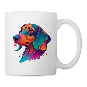 Dachshund, Dog, Faithful Companion & Pet Love - Mug - white - Right