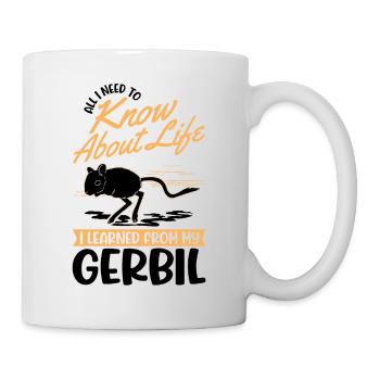 Gerbil Gift Racing Rat Gerbil - Mug - white - Right
