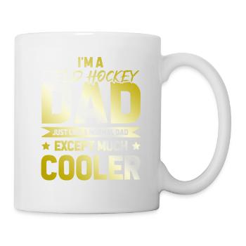 Feldhockey Dad - Tasse - Weiß - Rechts