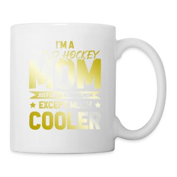 Feldhockey Mom - Tasse - Weiß - Rechts
