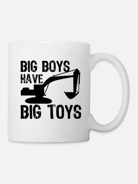 Baggerfahrer - Tasse - Weiß