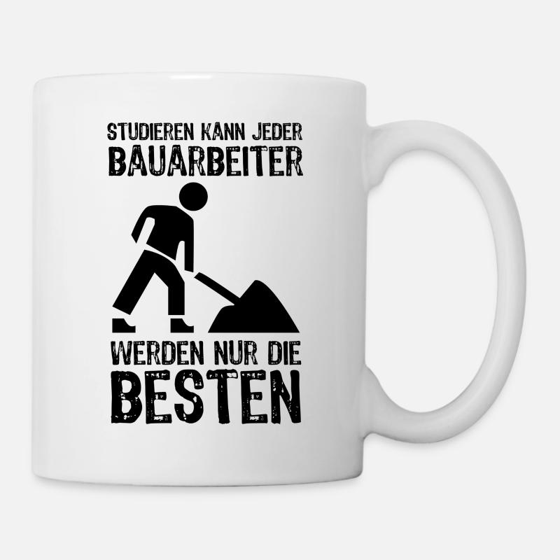 Bauarbeiter - Tasse - Weiß