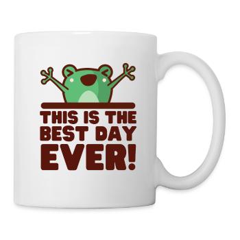 This is Best Day Ever Cute Frog - Mug - white - Right
