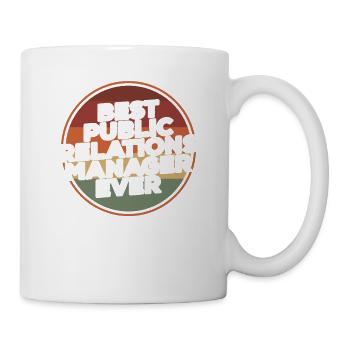 Vintage Best Public Relations Manager Ever - Mug - white - Right
