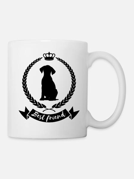 Best friend - dog - Tasse - Weiß