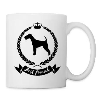 Meilleur ami - Lakeland Terrier, Schnauzer géant - Mug blanc - blanc - Droite