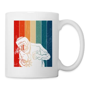 Retro Welder Vintage Welder - Mug - white - Right