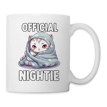 T-shirt Funny Cats pour des matins détendus - Mug blanc - blanc - Droite