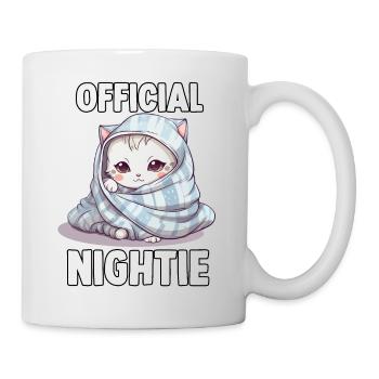 Funny cats t-shirt for morning grouch - Mug - white - Right