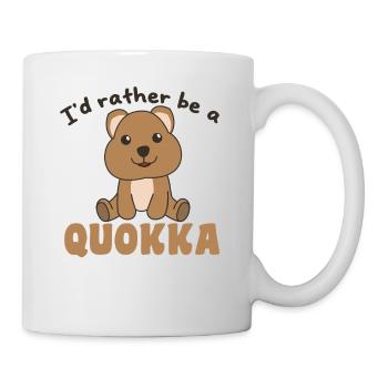 I'd rather be a quokka - sweet quokka - Mug - white - Right