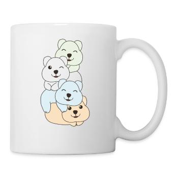 Unlabeld Flag Pride LGBTQ Cute Quokka - Mug - white - Right