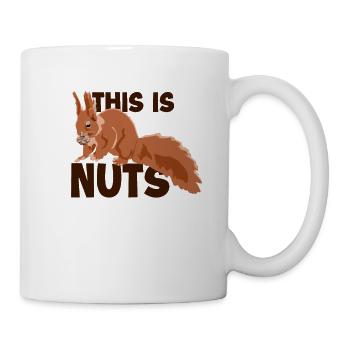 This Is Nuts Fuchshörnchen Grauhörnchen - Tasse - Weiß - Rechts