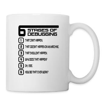 Drôle Lol Nerd Informaticien - Mug blanc - blanc - Droite