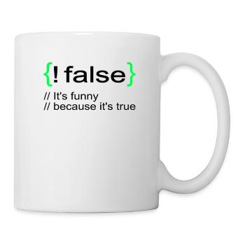 Drôle Lol Nerd Informaticien - Mug blanc - blanc - Droite