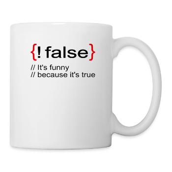 Drôle Lol Nerd Informaticien - Mug blanc - blanc - Droite