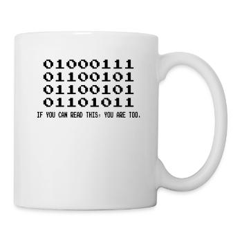Drôle Lol Nerd Informaticien - Mug blanc - blanc - Droite