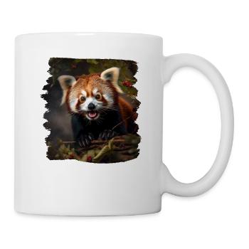 Little Panda realistic Red Panda Pandas - Mug - white - Right