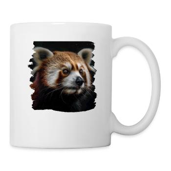 Little Panda realistic Red Panda Pandas - Mug - white - Right