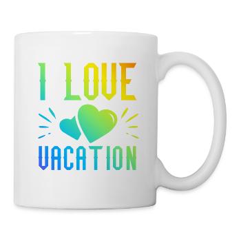I love holidays - Mug - white - Right