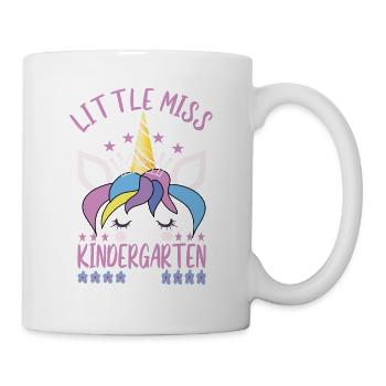 Little Miss Kindergarten Abschluss Kita Eintritt - Tasse - Weiß - Rechts